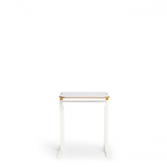 Einerschülertisch höhenverstellbar mit Stehtischoption, Höhe 53-83cm, B/T 62x51cm 